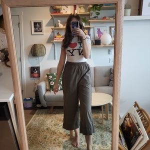 Wide leg culottes